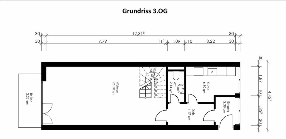 2 Zimmer Wohnung mit 75 m² in Tuttlingen – Bild 10