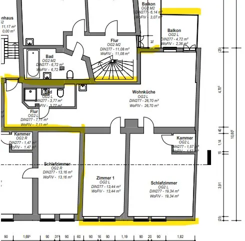 3 Zimmer Wohnung mit 72 m² in Sangerhausen – Bild 4