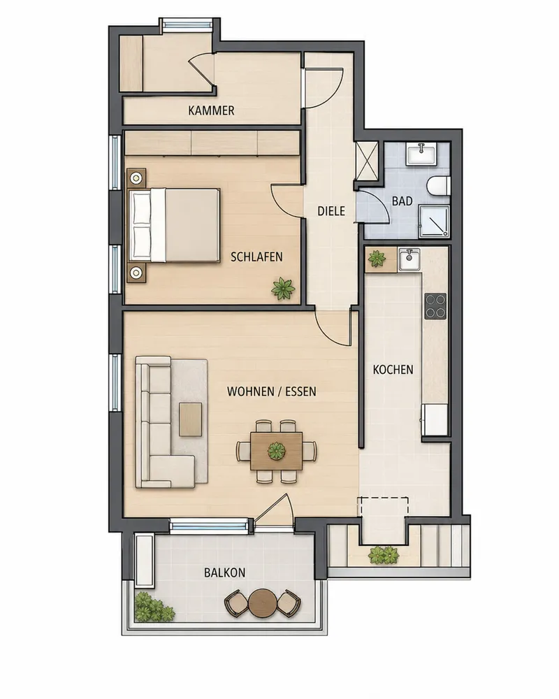 3 Zimmer Wohnung mit 64 m² in Mönchengladbach – Bild 12