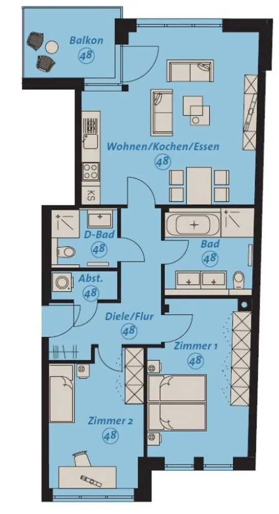 3 Zimmer Wohnung mit 85 m² in Leipzig – Bild 9