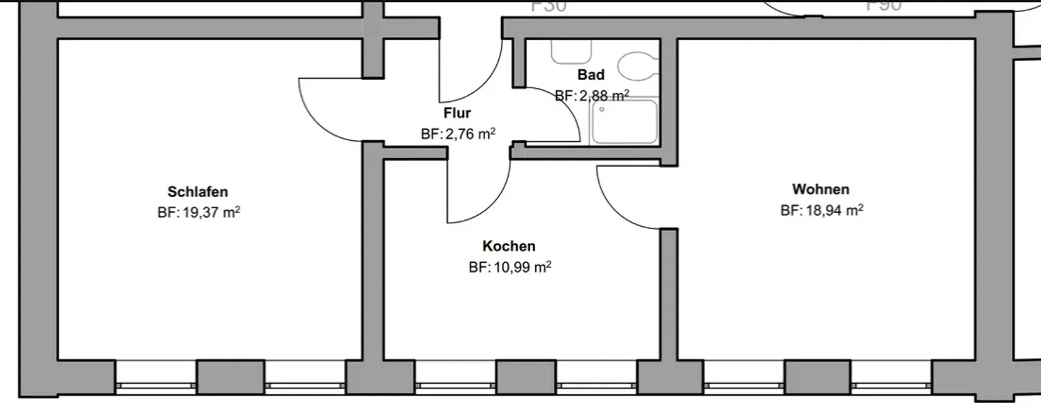 3 Zimmer Wohnung mit 55 m² in Essen – Bild 8