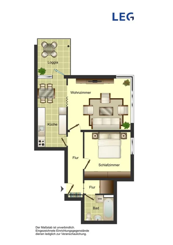 2 Zimmer Wohnung mit 65 m² in Osnabrück – Bild 4