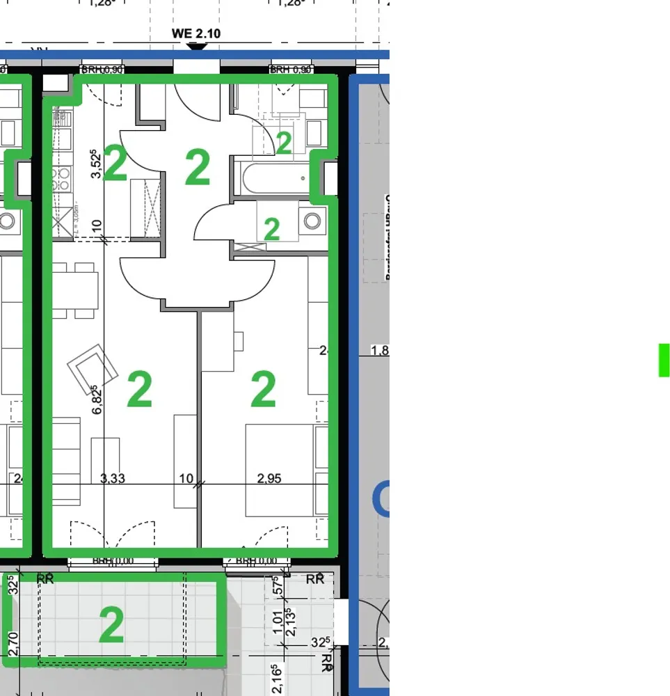 2 Zimmer Wohnung mit 66 m² in Hamburg – Bild 2