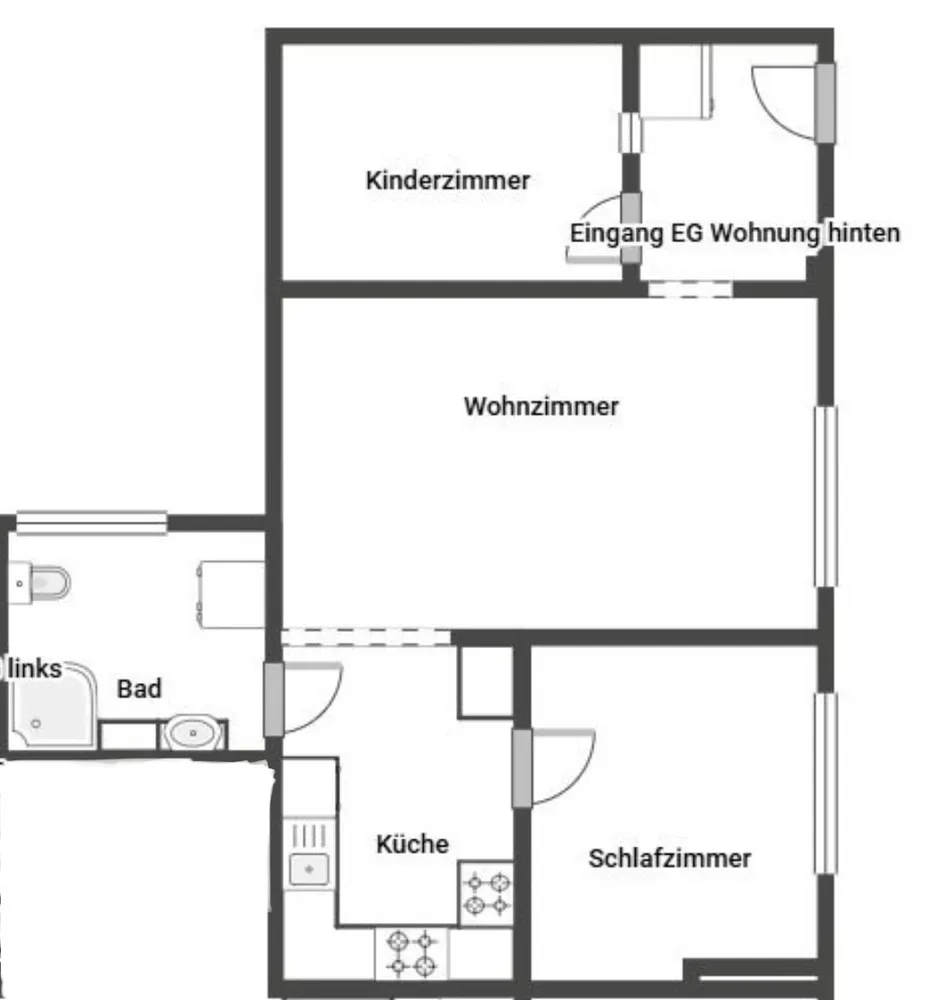 3 Zimmer Wohnung mit 52 m² in Gelsenkirchen – Bild 2