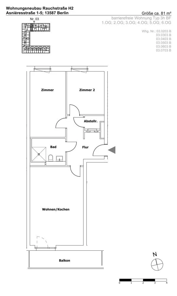 3 Zimmer Wohnung mit 81 m² in Berlin – Bild 6