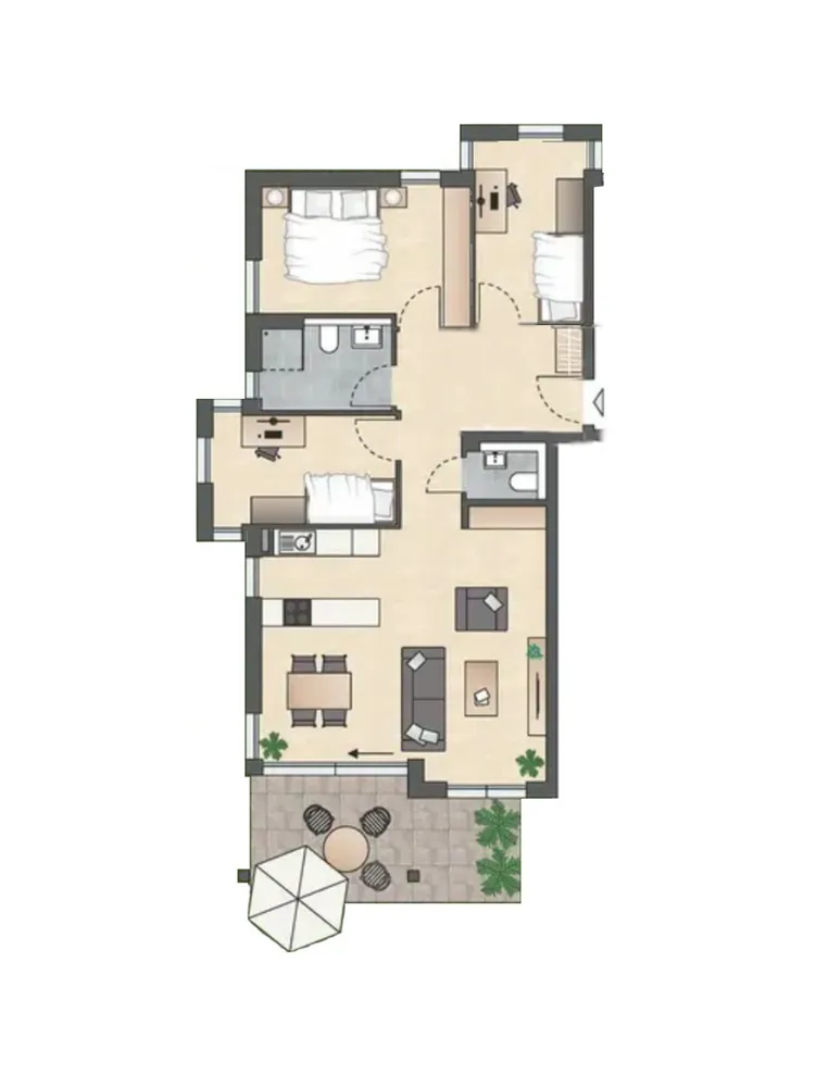 4 Zimmer Wohnung mit 96 m² in Hamburg – Bild 7