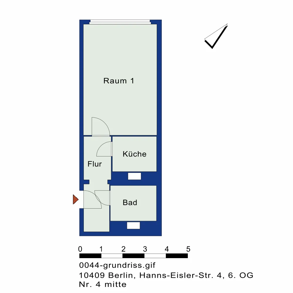1 Zimmer Wohnung mit 30 m² in Berlin – Bild 7
