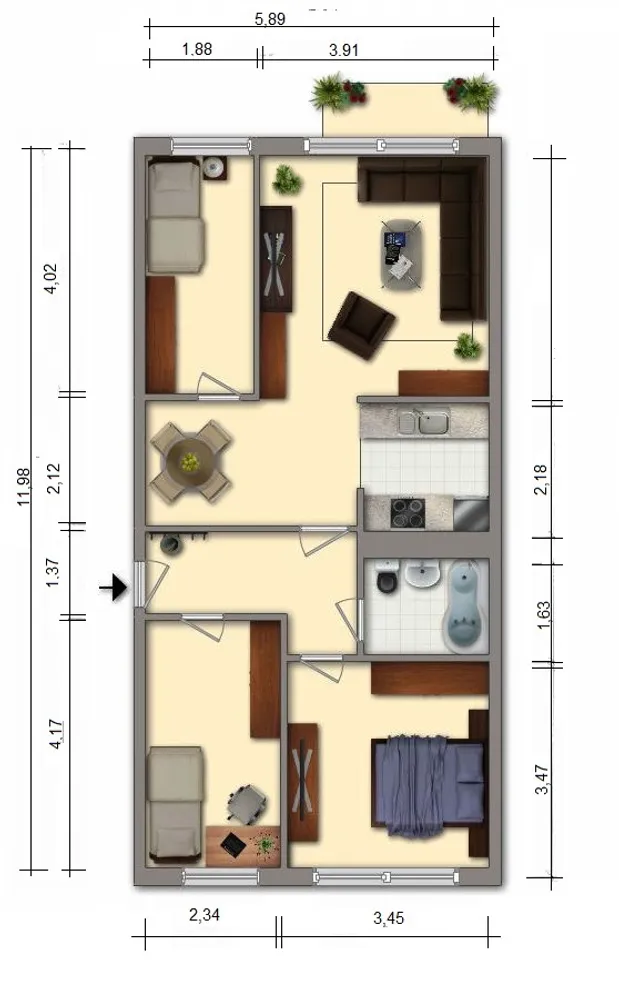 4 Zimmer Wohnung mit 69 m² in Chemnitz – Bild 3