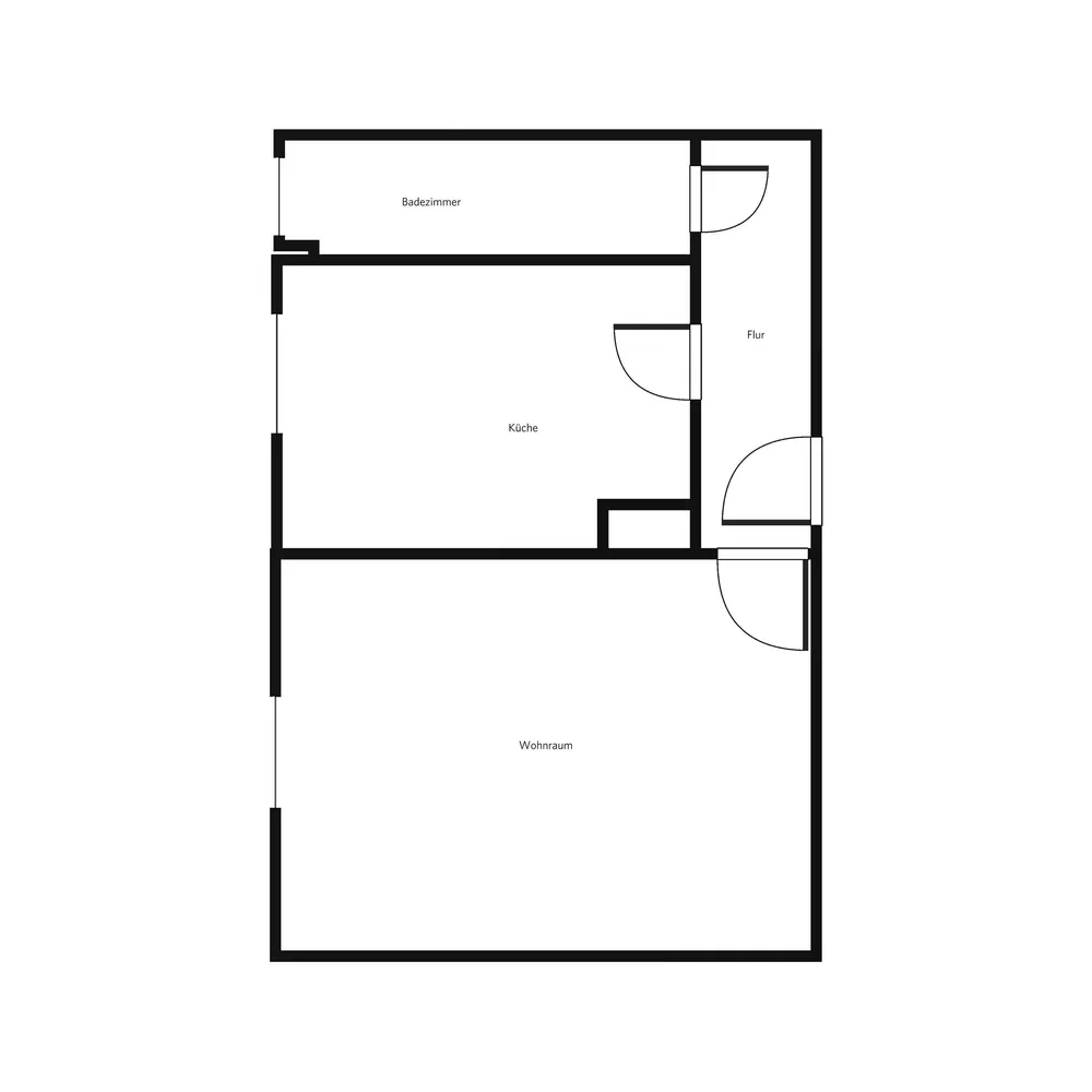 1 Zimmer Wohnung mit 33 m² in Braunschweig – Bild 2