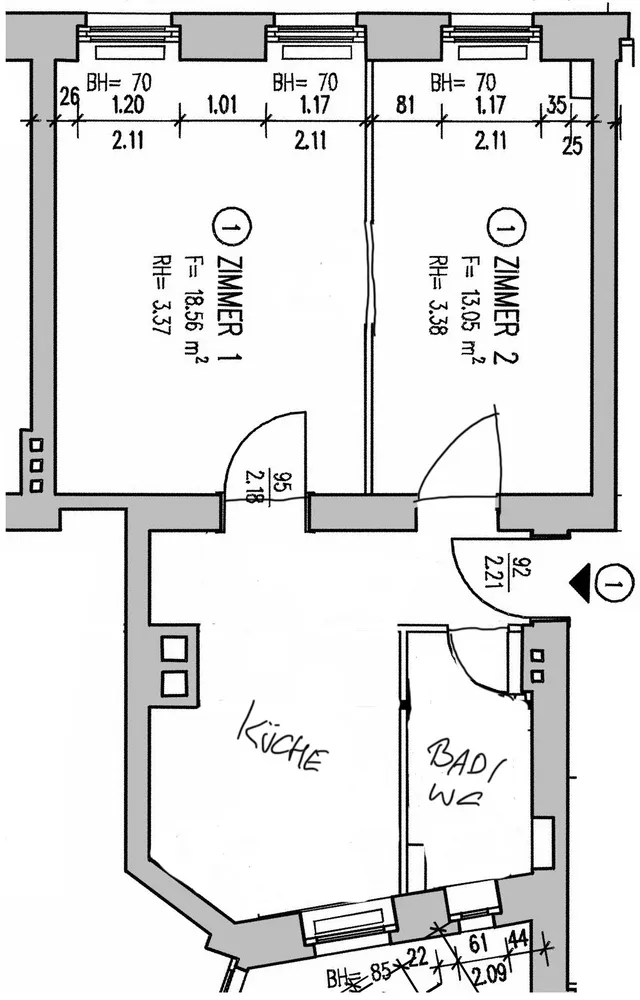 2 Zimmer Wohnung mit 50 m² in Berlin – Bild 2