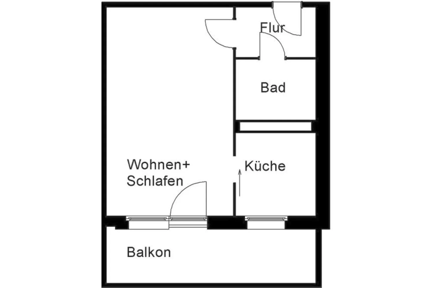 1 Zimmer Wohnung mit 36 m² in Plauen – Bild 4