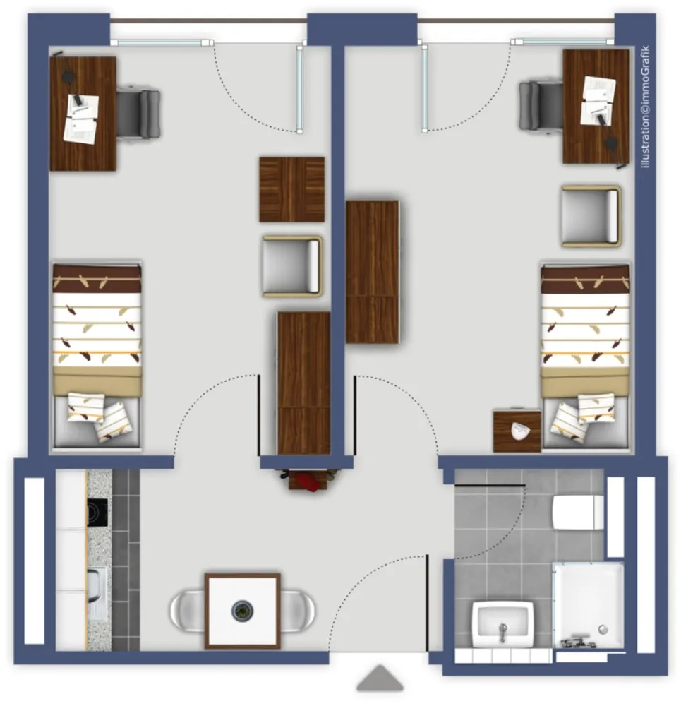 1 Zimmer Wohnung mit 18 m² in Stuttgart – Bild 10