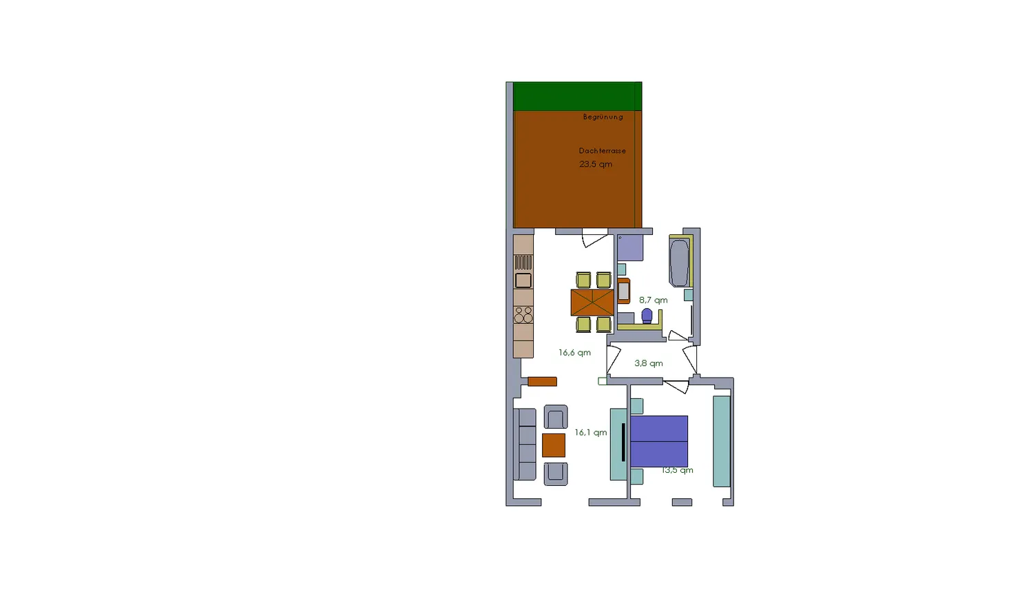 2 Zimmer Wohnung mit 70 m² in Wittenberg – Bild 5