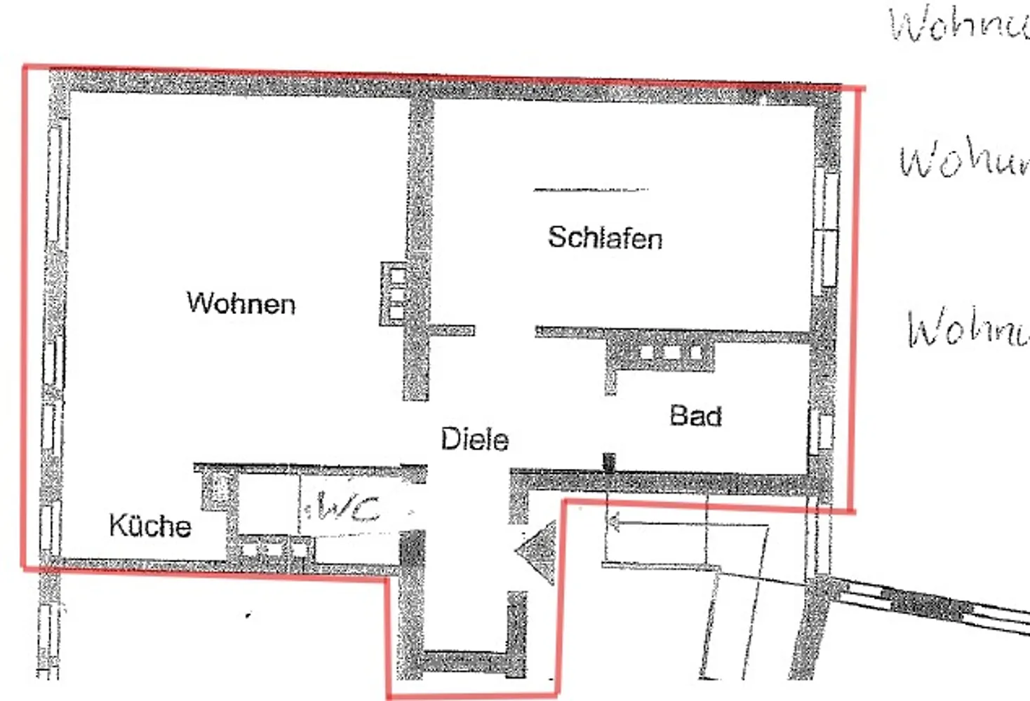 2 Zimmer Wohnung mit 63 m² in Essen – Bild 2