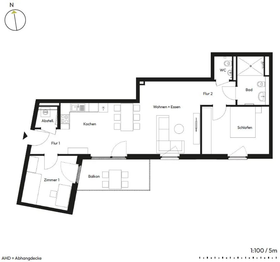3 Zimmer Wohnung mit 81 m² in Hannover – Bild 3