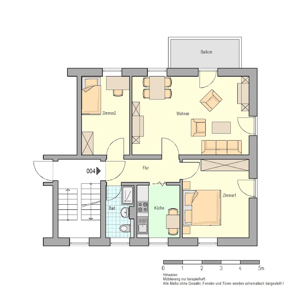 3 Zimmer Wohnung mit 66 m² in Herford – Bild 3