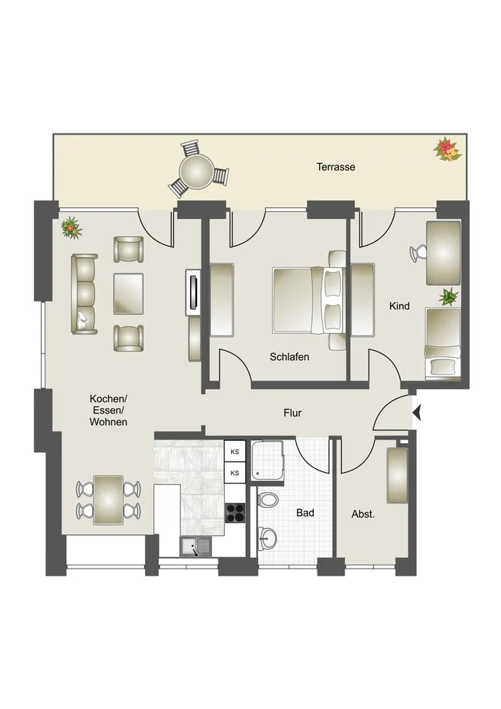 2 Zimmer Wohnung mit 68 m² in Ravensburg – Bild 4
