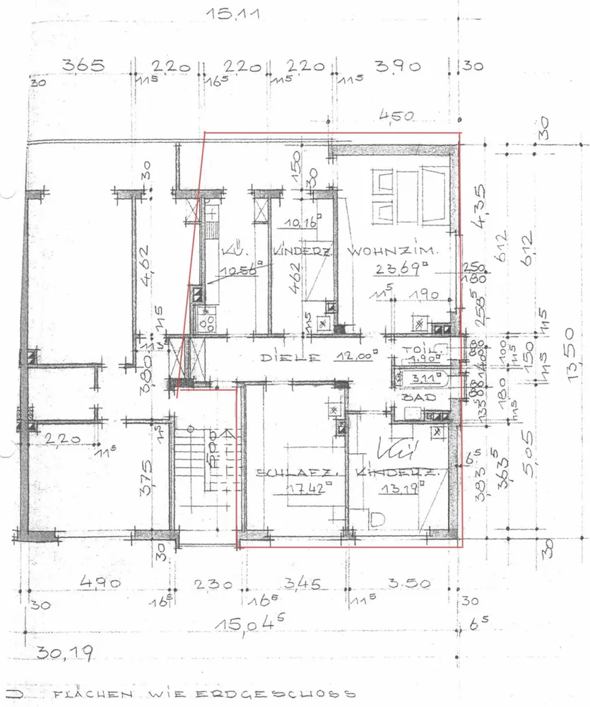 4 Zimmer Wohnung mit 91 m² in Düsseldorf – Bild 3
