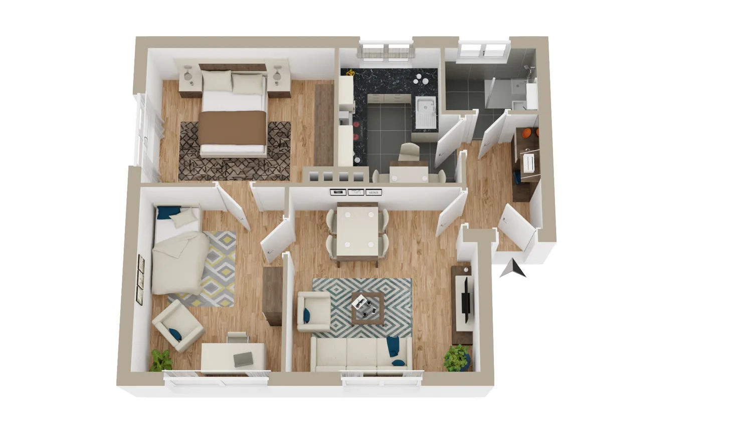 3 Zimmer Wohnung mit 57 m² in Itzehoe – Bild 3