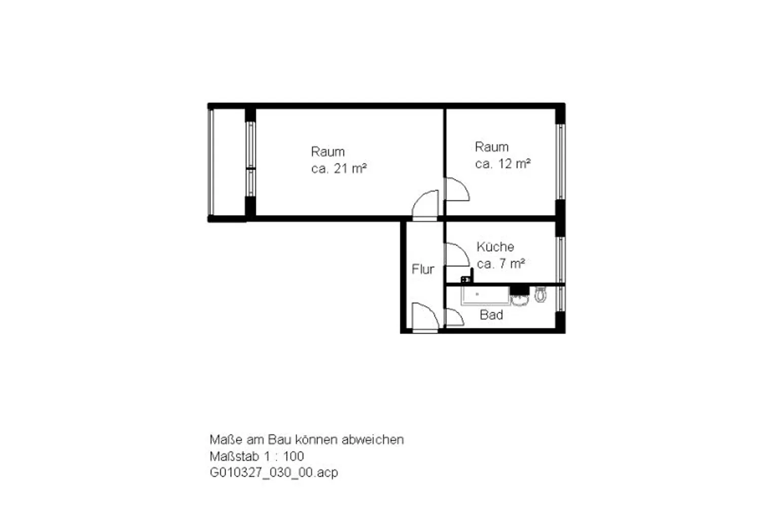 2 Zimmer Wohnung mit 50 m² in Halle (Saale) – Bild 4