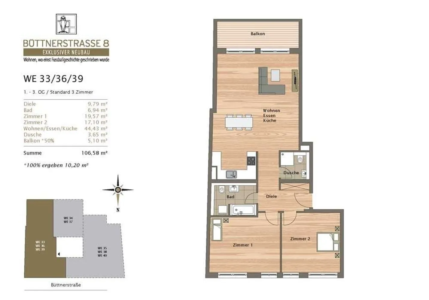 3 Zimmer Wohnung mit 107 m² in Leipzig – Bild 12