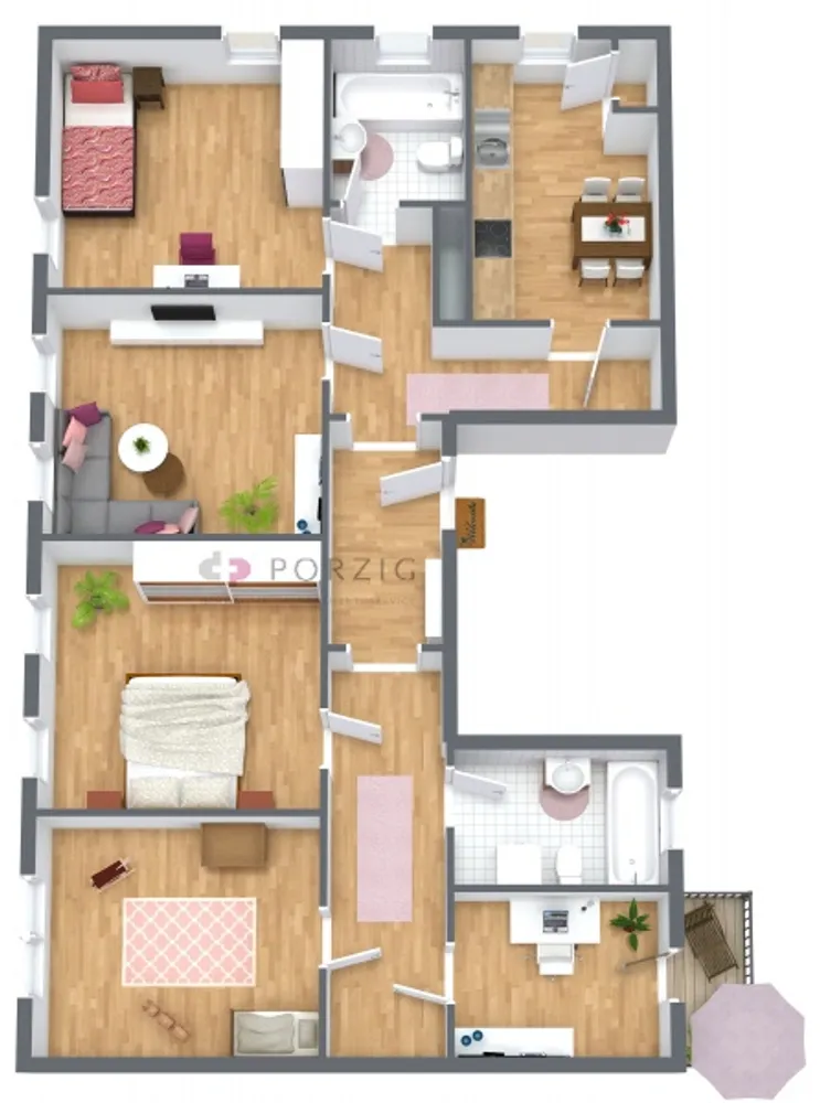 5 Zimmer Wohnung mit 125 m² in Chemnitz – Bild 5