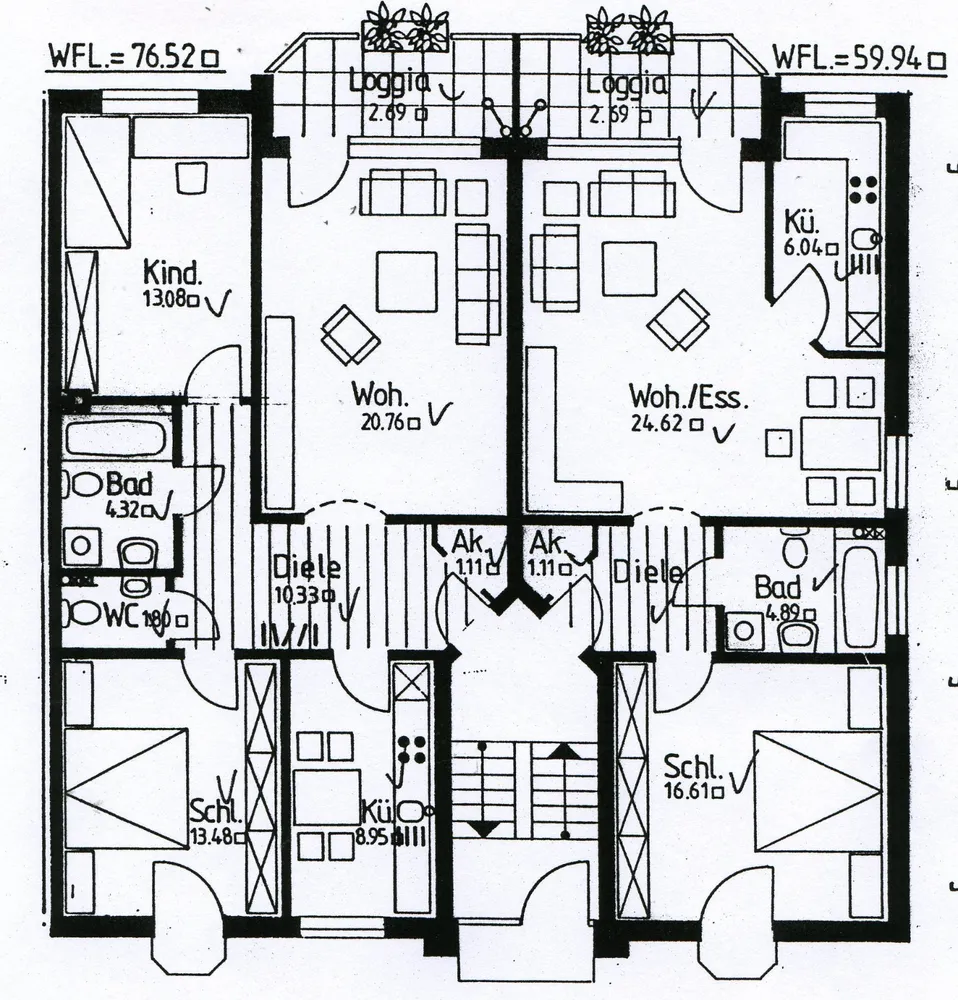 2 Zimmer Wohnung mit 60 m² in Duisburg – Bild 2