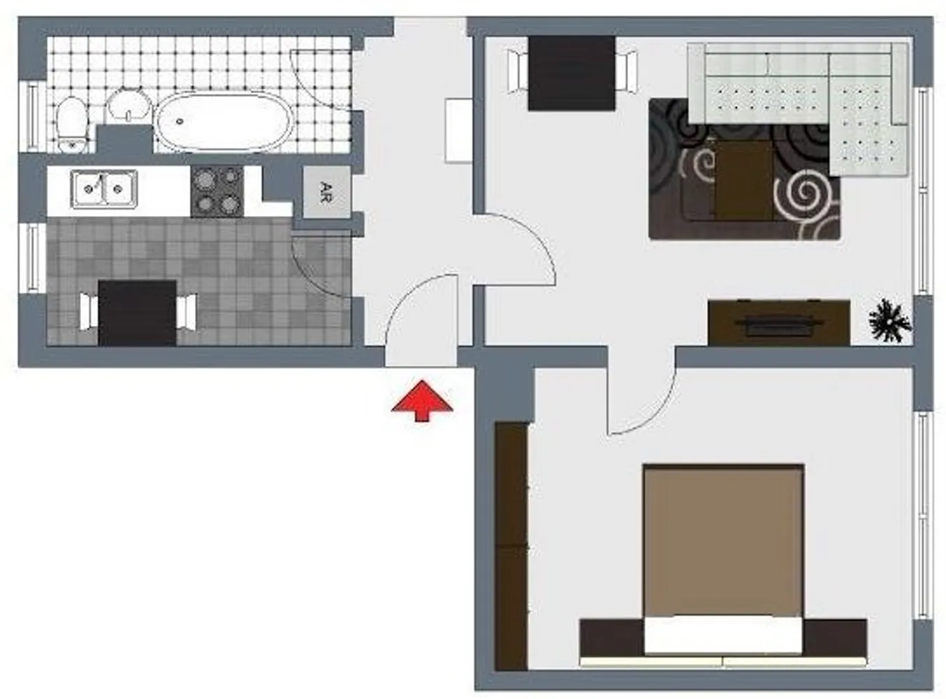2 Zimmer Wohnung mit 46 m² in Lutherstadt Wittenberg – Bild 8