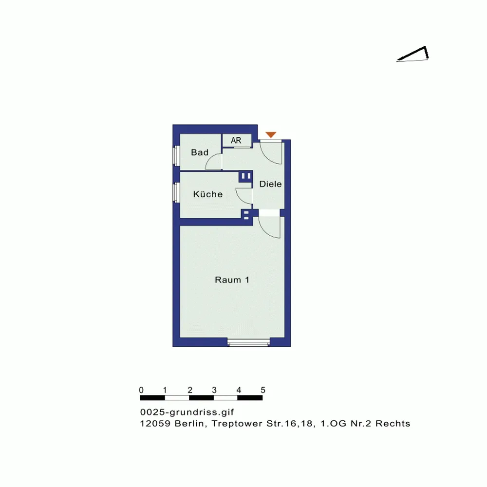 1 room apartment with 33 m² in Berlin – Photo 2