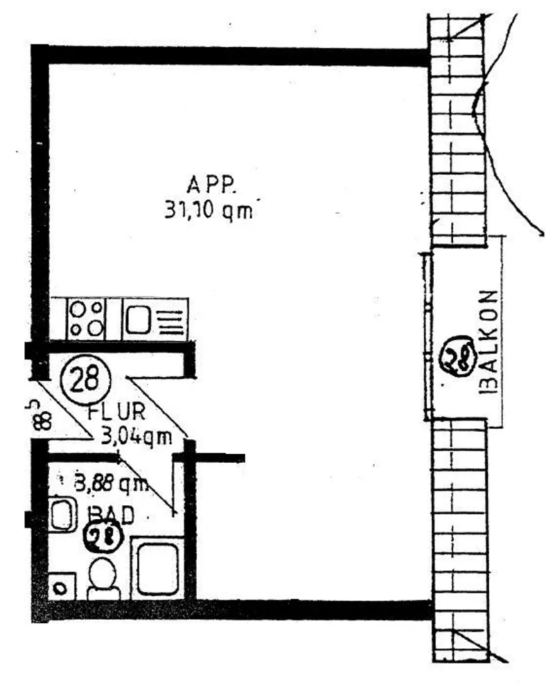 1 Zimmer Wohnung mit 36 m² in Bremen – Bild 4