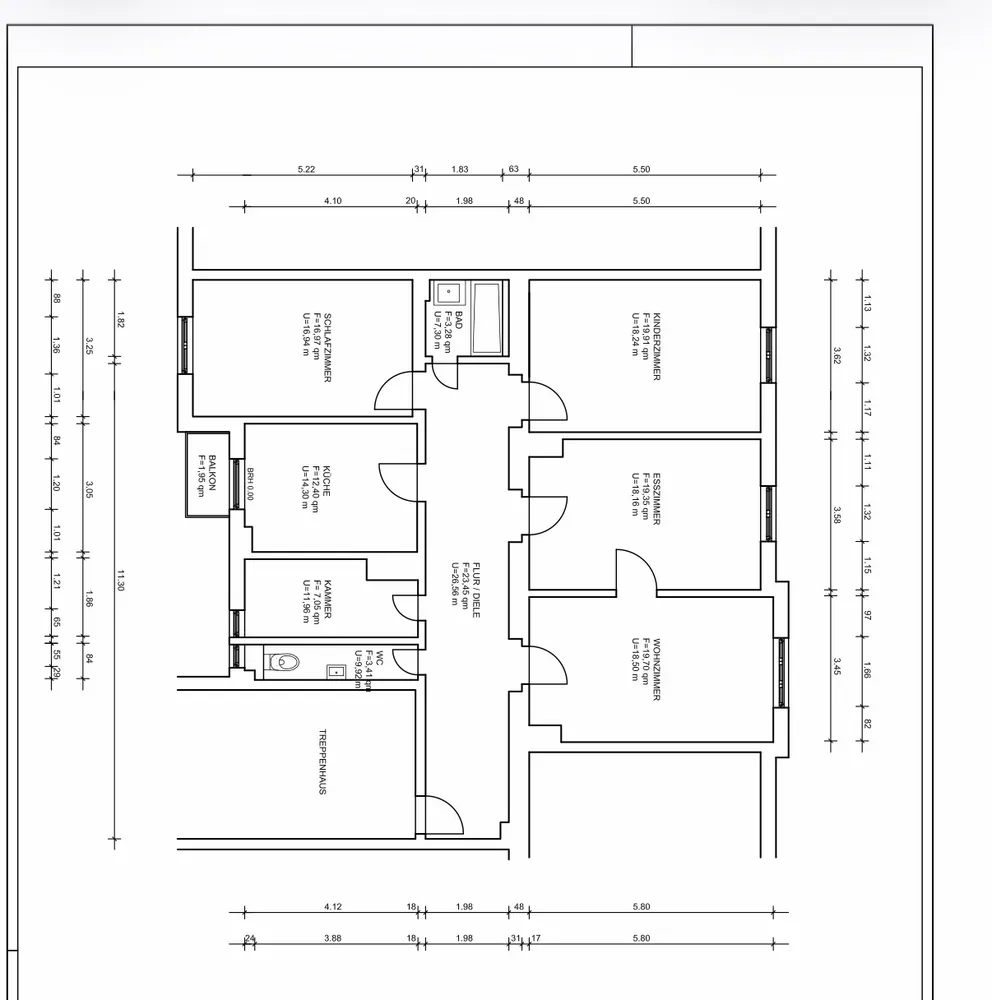 5 Zimmer Wohnung mit 128 m² in München – Bild 3