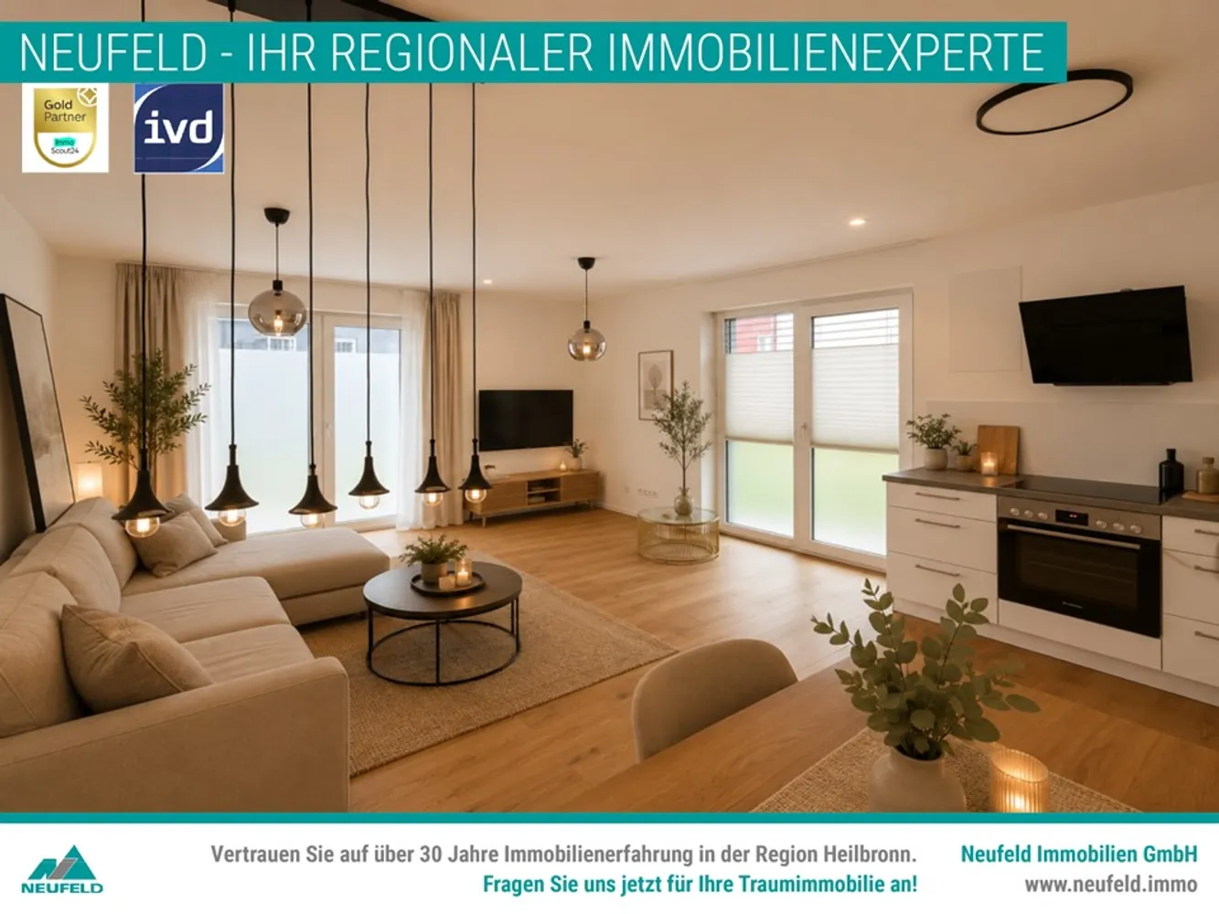3 Zimmer Wohnung mit 76 m² in Heilbronn – Bild 1