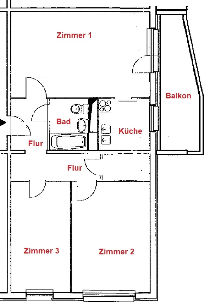 3 Zimmer Wohnung mit 71 m² in Berlin – Bild 4