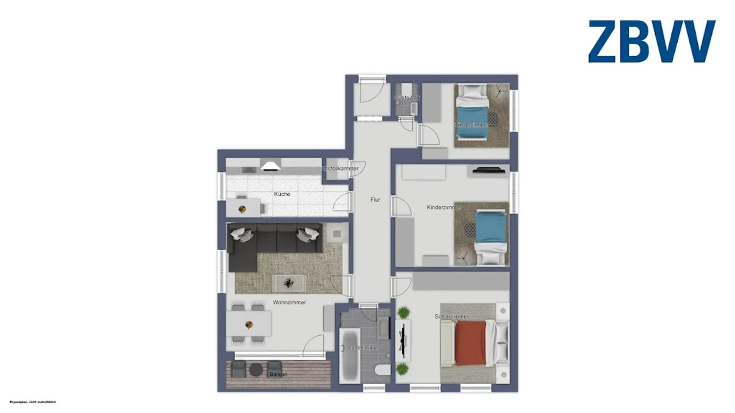 4 room apartment with 80 m² in Düsseldorf – Photo 3