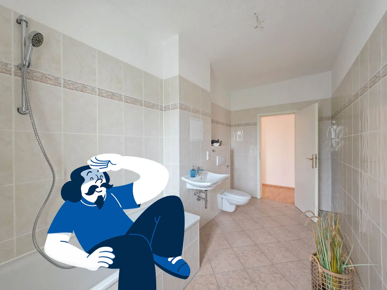 3 Zimmer Wohnung mit 96 m² in Magdeburg – Bild 1