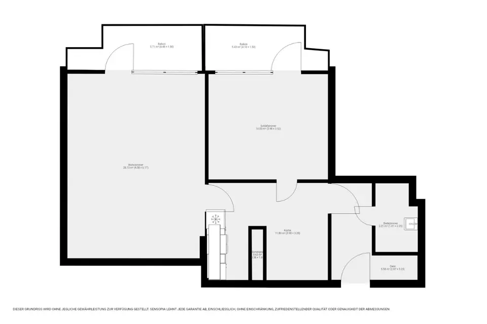 2 Zimmer Wohnung mit 60 m² in Flensburg – Bild 5