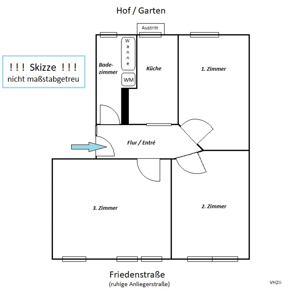3 room apartment with 85 m² in Kassel – Photo 2