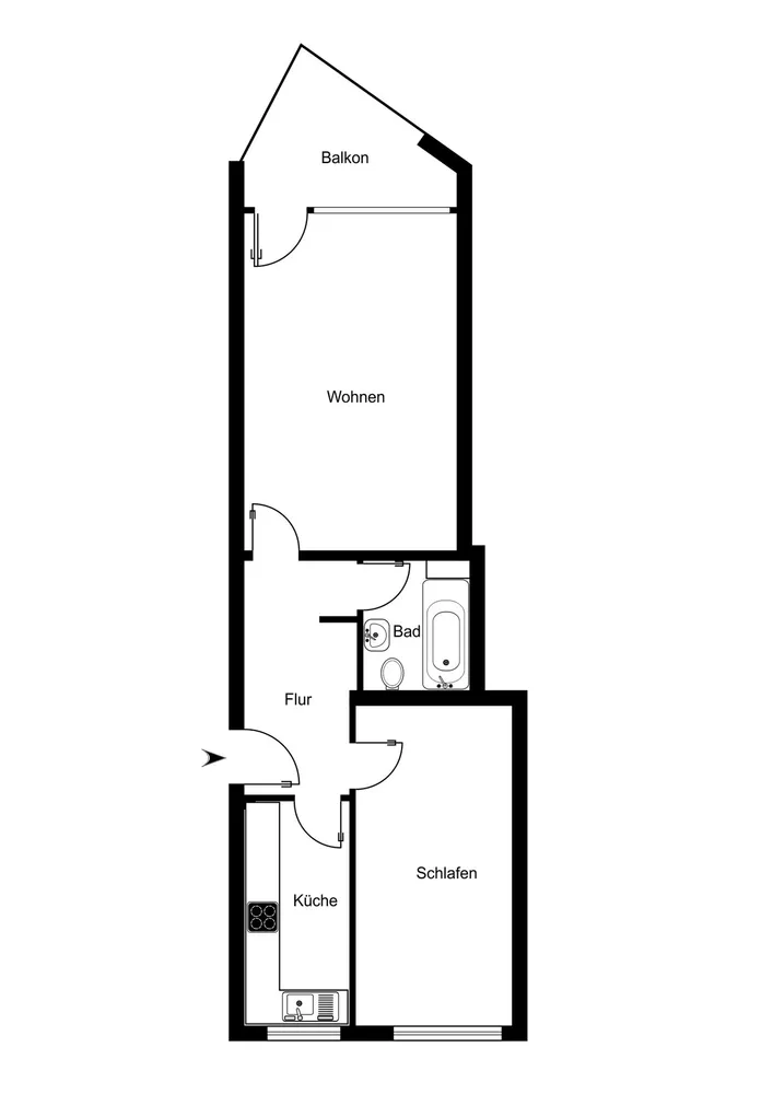 2 Zimmer Wohnung mit 59 m² in Hamburg – Bild 8