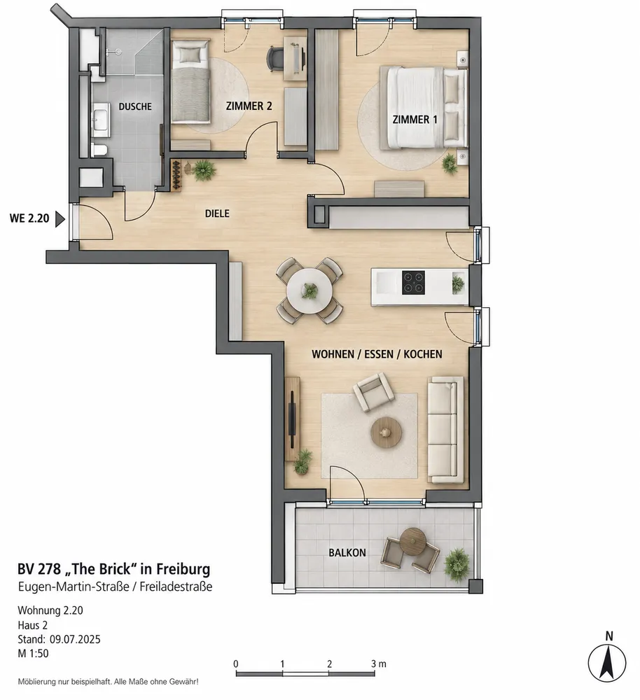 3 Zimmer Wohnung mit 88 m² in Freiburg im Breisgau – Bild 5