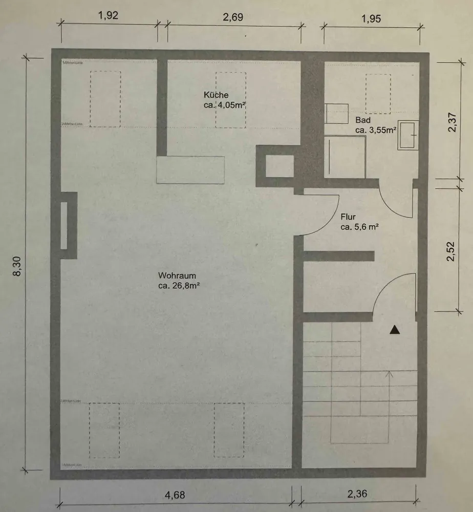 1 Zimmer Wohnung mit 40 m² in Düsseldorf – Bild 2