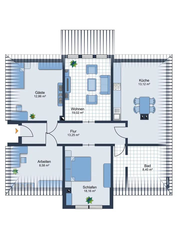 4 Zimmer Wohnung mit 85 m² in Coburg – Bild 3