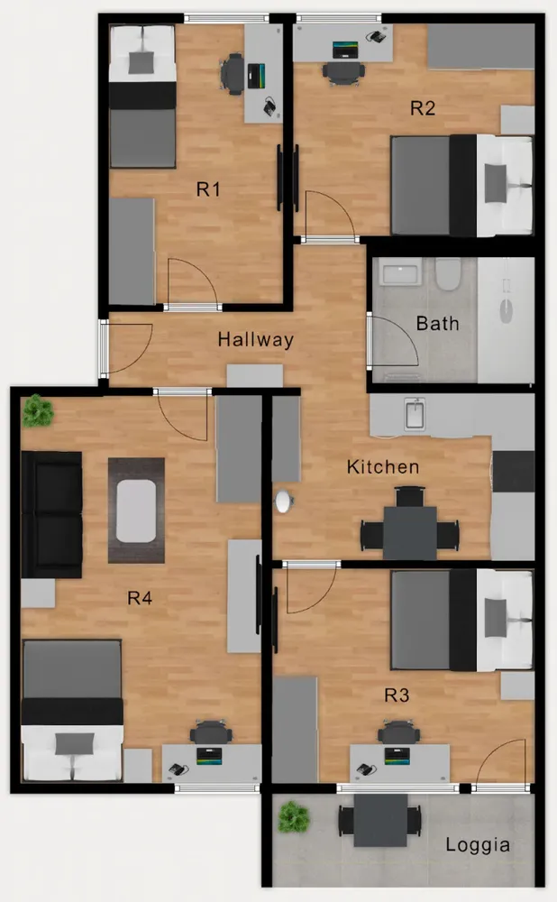 WG-Zimmer mit 14 m² in München – Bild 6