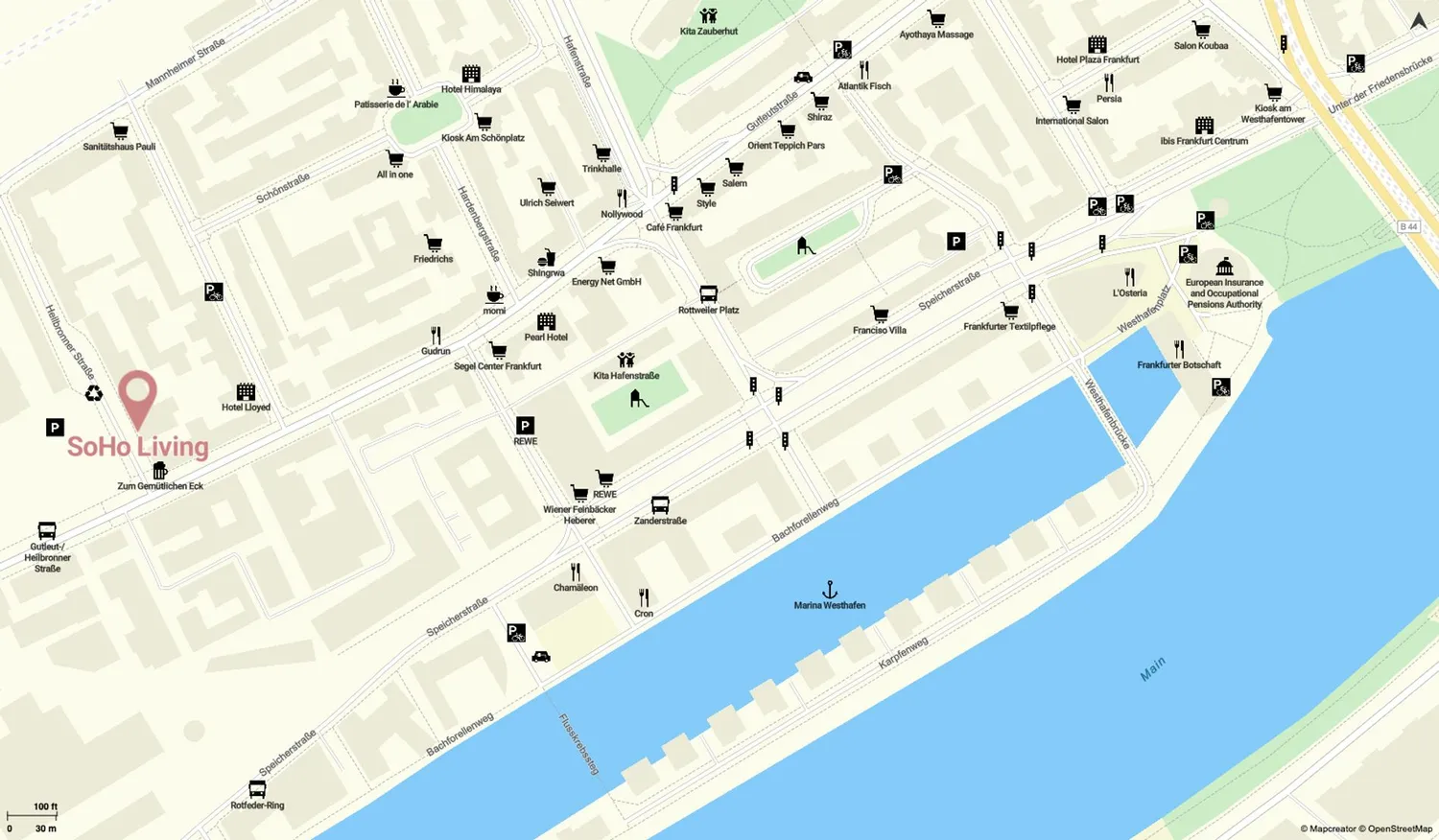 2 Zimmer Wohnung mit 91 m² in Frankfurt am Main – Bild 10