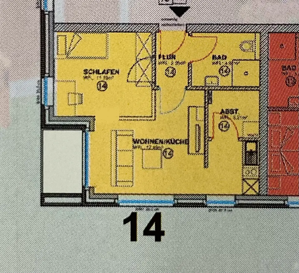 2 Zimmer Wohnung mit 45 m² in Cloppenburg – Bild 5
