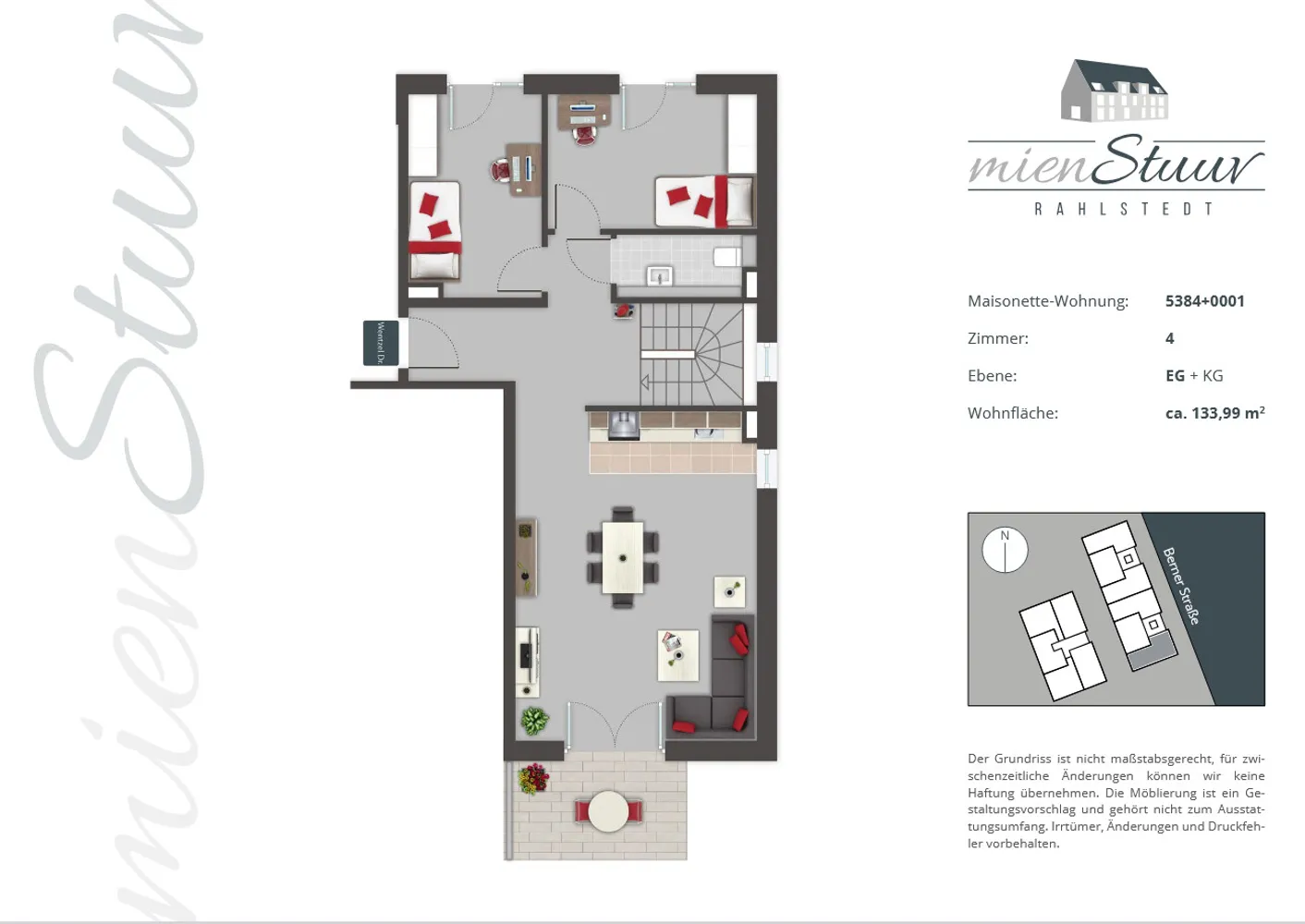 5 Zimmer Wohnung mit 134 m² in Hamburg – Bild 6