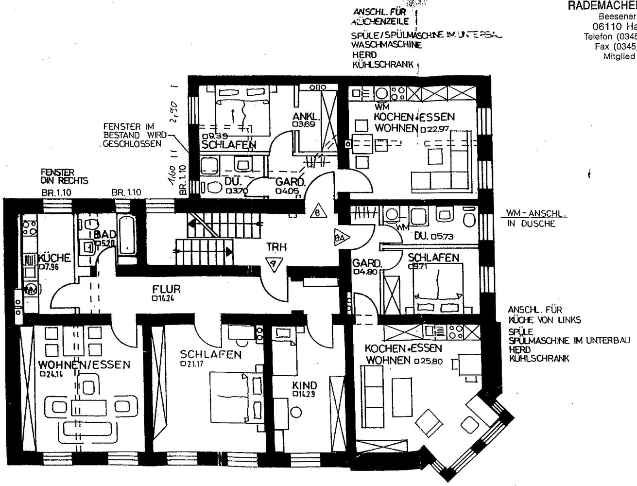 2 Zimmer Wohnung mit 46 m² in Halle (Saale) – Bild 1