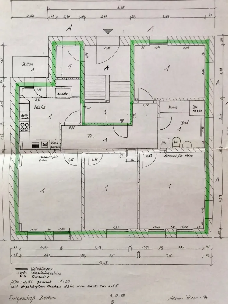 4 room apartment with 114 m² in Zwickau – Photo 2