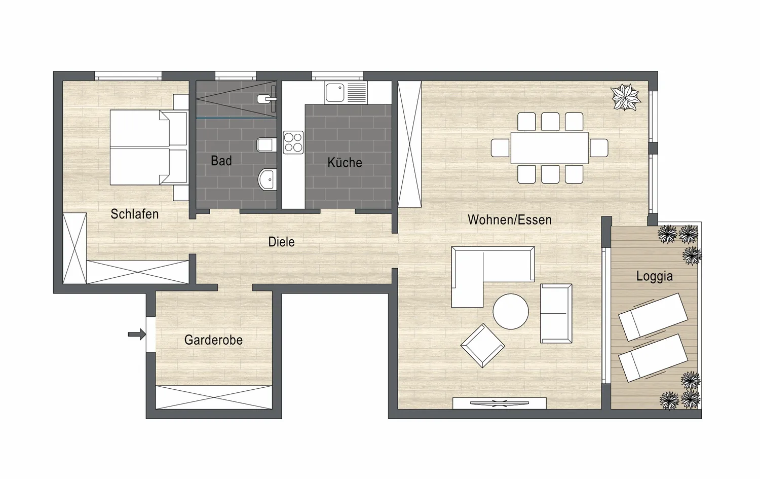 2 Zimmer Wohnung mit 77 m² in Erkrath – Bild 7