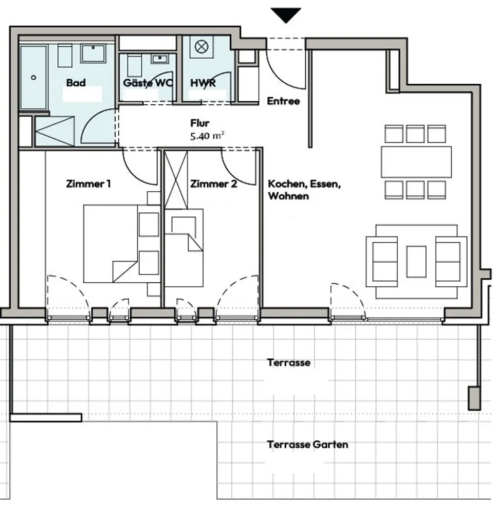 3 Zimmer Wohnung mit 97 m² in Frankfurt am Main – Bild 12