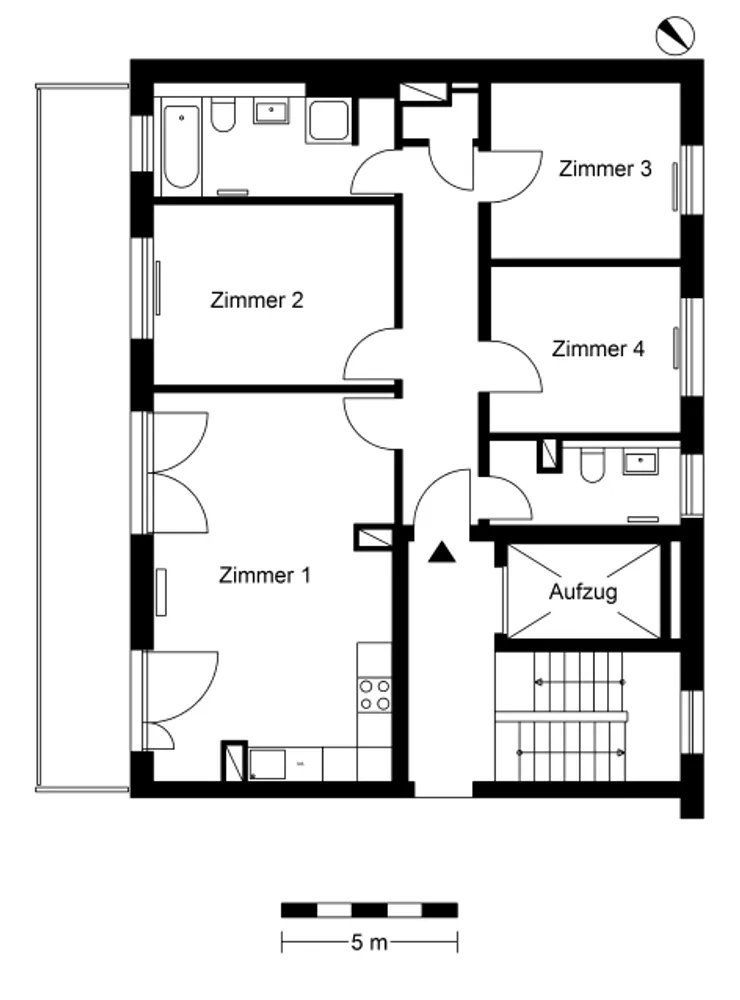 4 Zimmer Wohnung mit 92 m² in Berlin – Bild 2